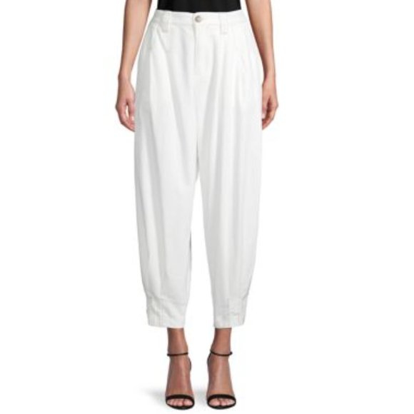 Free People Cream Pants - Picture 2 of 6
